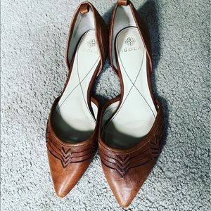 Isola leather flats
